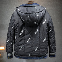 Men's Loose Hooded Autumn And Winter Thickened Fleece Jacket Hooded Plus Size Workwear Tide
