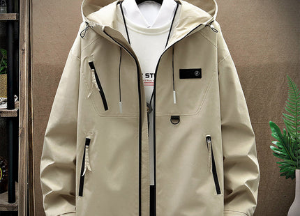 Men's Waterproof Windproof Hood Shell Jacket
