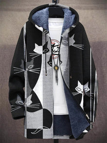 Men's 3d Digital Printed Hat Cardigan