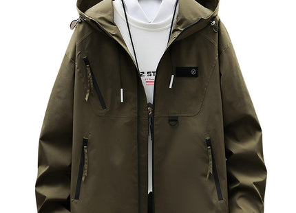 Men's Waterproof Windproof Hood Shell Jacket