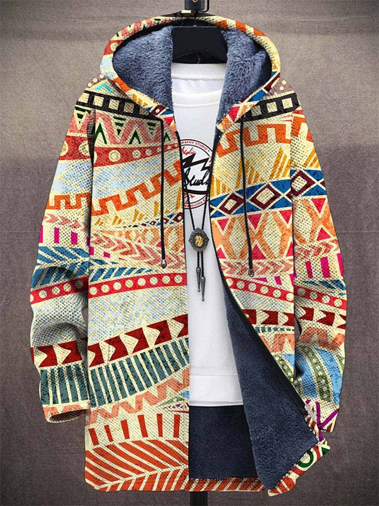 Men's 3d Digital Printed Hat Cardigan