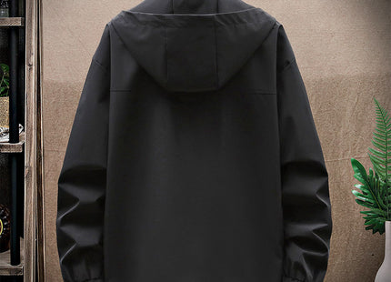 Men's Waterproof Windproof Hood Shell Jacket