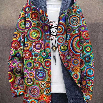 Men's 3d Digital Printed Hat Cardigan