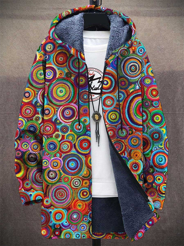 Men's 3d Digital Printed Hat Cardigan