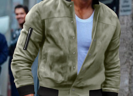 Single-breasted Cardigan Coat For Men