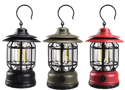 Outdoor Camping Lantern Retro Multi-functional Warm Light