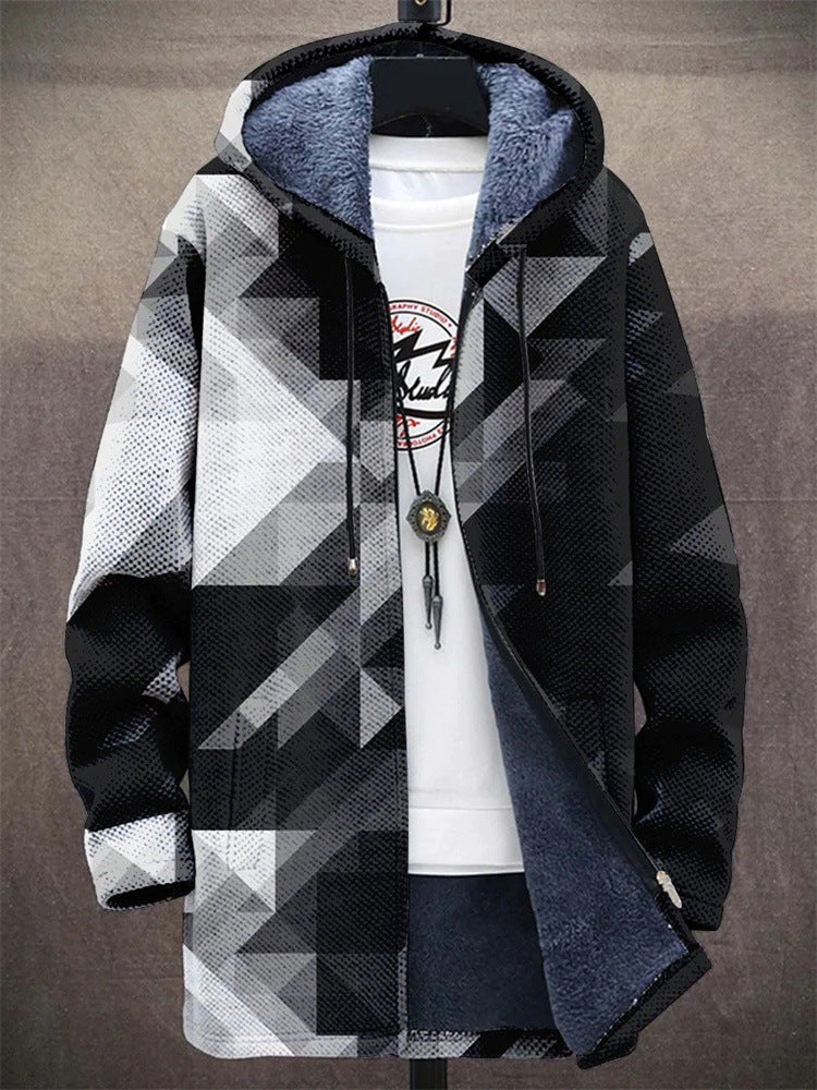 Men's 3d Digital Printed Hat Cardigan