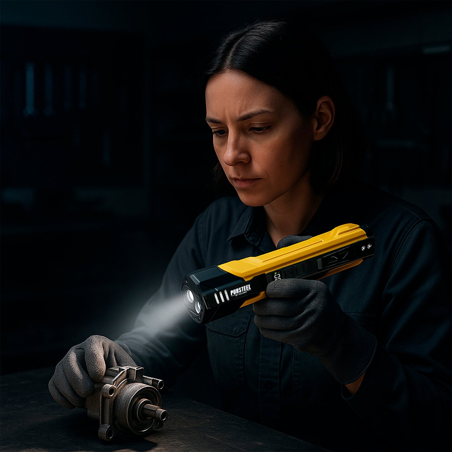 All-in-One Home Project Powerhouse: Pursonic 21V Cordless Drill, Handy Solutions 39-Piece Tool Kit, and Ultra Bright Flashlight