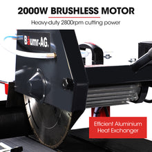 NNEMB 2000W 350mm 14' Brick & Masonry Table Saw, Electric Tile Concrete Cutting, with Stand