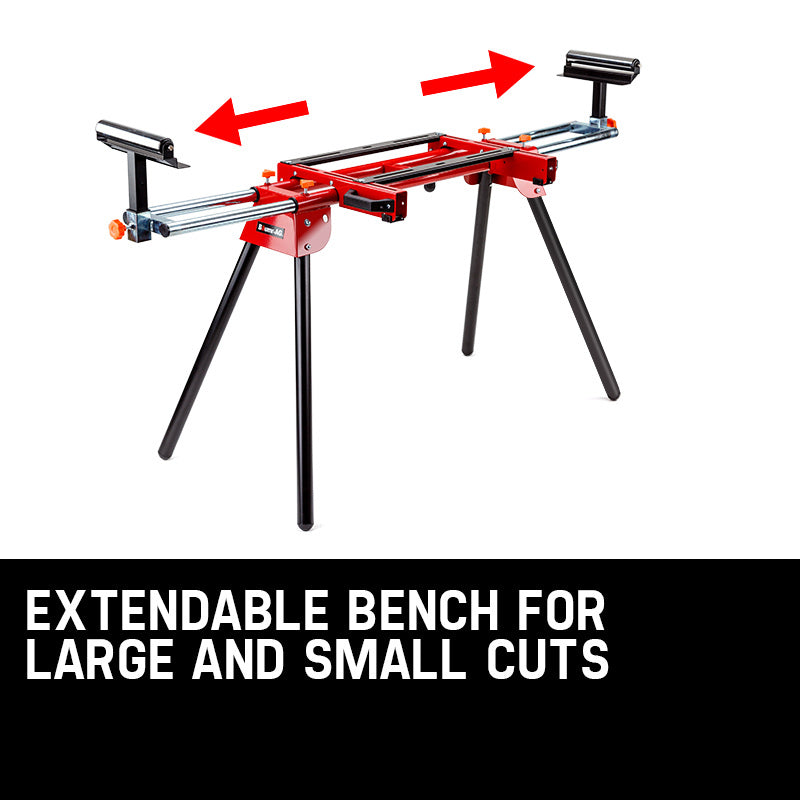 NNEMB Mitre Saw Stand Universal Adjustable Portable Drop Saw Bench Table
