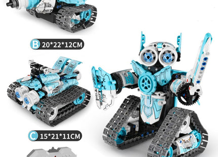 Children's Programming Robot Building Blocks Mechanical Dog Assembled Remote Control Toys