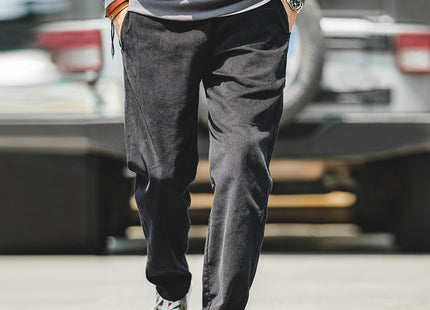 Straight Tube Wide Leg Loose Casual Trousers For Men