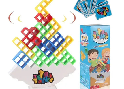Stack Attack Game - Viral Interactive Balance Stacking Block Board Game For Family Game Nights