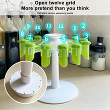 Rotary Rack Kitchen Spice Bag Storage Rack