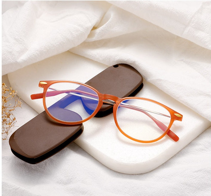 HD Flat Reading TR90 Screw-free Collapsible Presbyopic Glasses