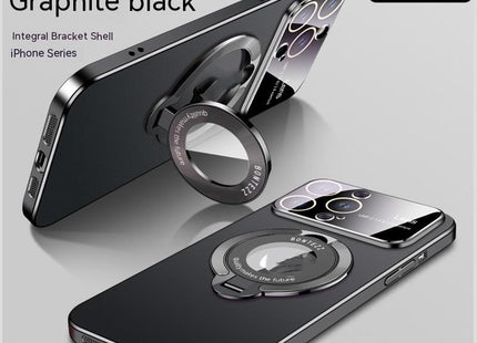 Large Window Magnetic Invisible Bracket Phone Case