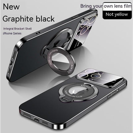Large Window Magnetic Invisible Bracket Phone Case