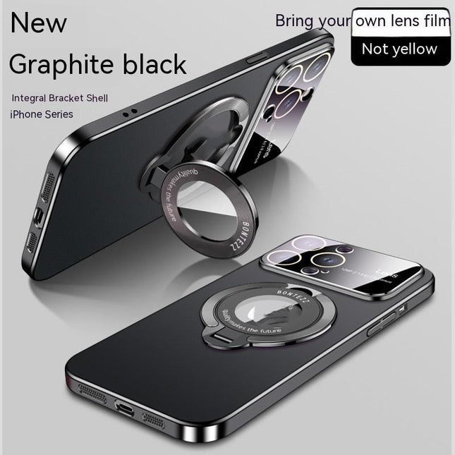 Large Window Magnetic Invisible Bracket Phone Case