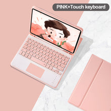 Touch Bluetooth Keyboard Protective Cover Candy Pen Slot Leather Case