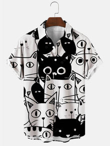 Men's 3D Fashion Printed Hawaiian Cartoon Shirt