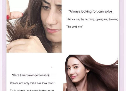Lavender Non-Steamed Hair Care Nutrition Hair Mask Multi-Effect Repair Manic Soft Hair Treatment Ointment