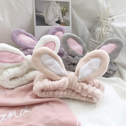 Rabbit Ears Face Wash Headband Female Headband