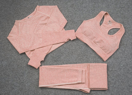 Seamless Yoga Wear Sports Suit Outdoor Fitness Vest Quick Dry Tight Sportswear Yoga Pants Women