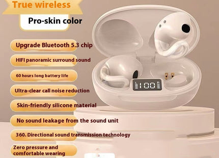 New Bluetooth Headset Clip-on Noise Reduction High Sound Quality Ultra-long Life Battery