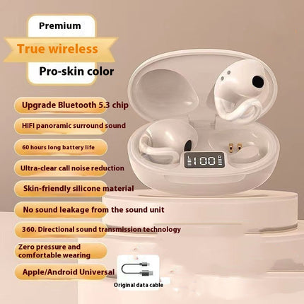 New Bluetooth Headset Clip-on Noise Reduction High Sound Quality Ultra-long Life Battery