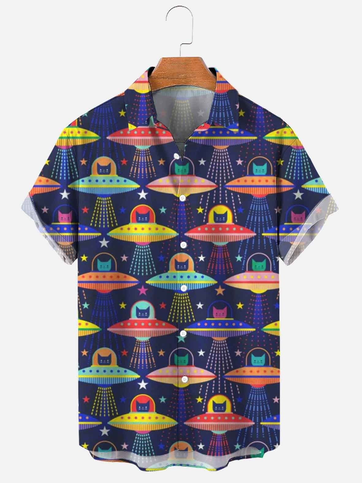 Men's 3D Fashion Printed Hawaiian Cartoon Shirt
