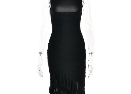 Slim Skinny Sleeveless Dress For Women Fashion Party Club Dresses