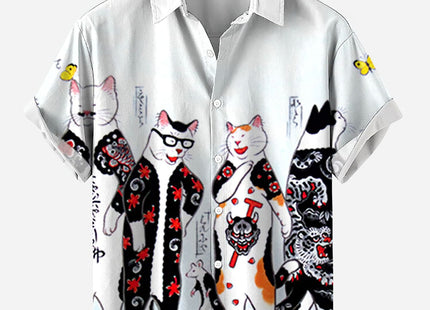 Men's 3D Fashion Printed Hawaiian Cartoon Shirt