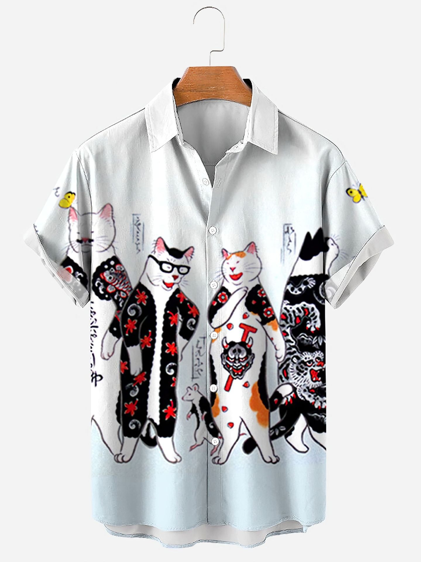 Men's 3D Fashion Printed Hawaiian Cartoon Shirt