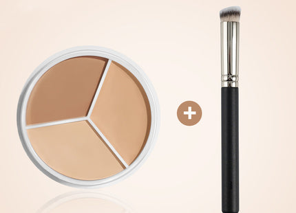 Three-color Concealer Waterproof Without Makeup