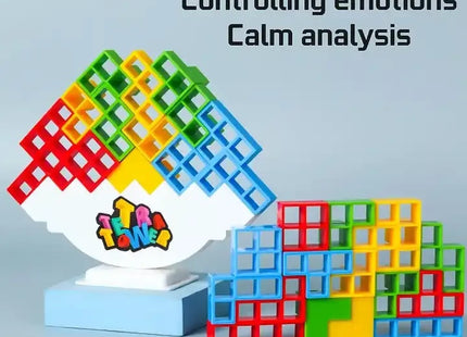 Stack Attack Game - Viral Interactive Balance Stacking Block Board Game For Family Game Nights