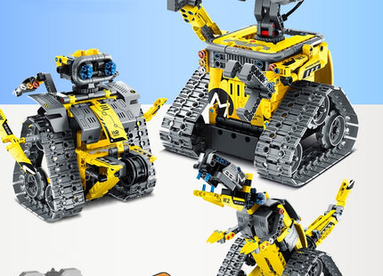 Children's Programming Robot Building Blocks Mechanical Dog Assembled Remote Control Toys