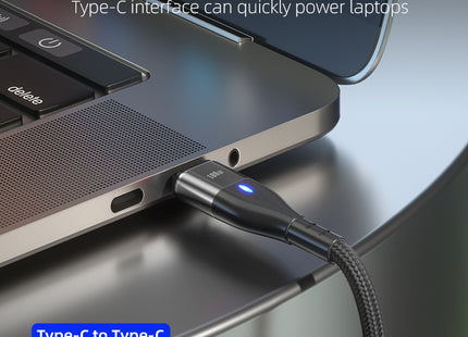 PD 100W Fast Charging Magnetic Data Cable 5A
