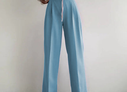 TrendChic - High-Waist Wide Leg Trousers