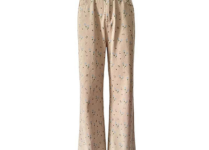 Retro Loose Wide-leg Pants Straight Jeans For Women
