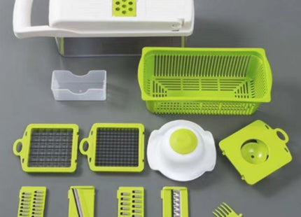 12 In 1 Manual Vegetable Chopper Kitchen Gadgets Food Chopper Onion Cutter Vegetable Slicer