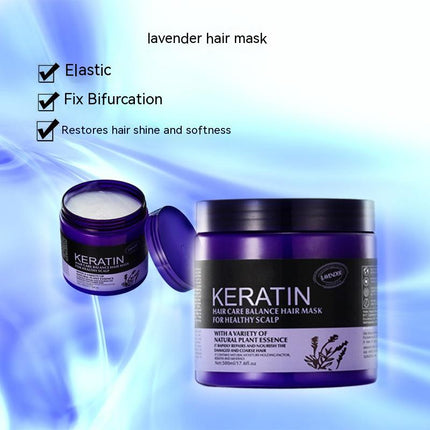Lavender Non-Steamed Hair Care Nutrition Hair Mask Multi-Effect Repair Manic Soft Hair Treatment Ointment