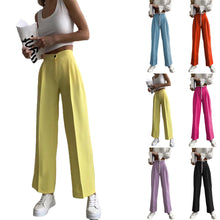 TrendChic - High-Waist Wide Leg Trousers