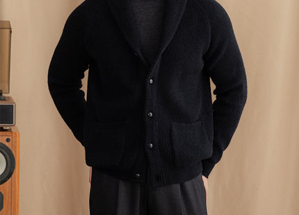 Thick Vintage Knitted Cardigan For Men Retro