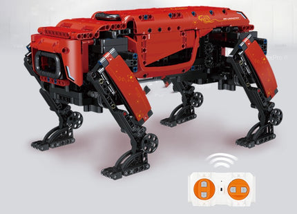 Children's Programming Robot Building Blocks Mechanical Dog Assembled Remote Control Toys