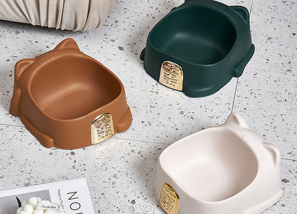 Pet Food Bowl Anti-Choking Cat Feeder Bowl Cat Neck Protection Food Bowl Raised Pet Cat Dog Food Bowls, Pet Food Bowls With Anti Slip Rubbers, Anti-Vomiting Prevent Choking