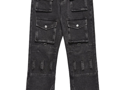 American Retro Multi-pocket Jeans For Men And Women
