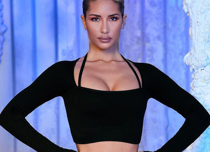Women Seamless Yoga Tracksuit Set Workout Sportswear Fitness