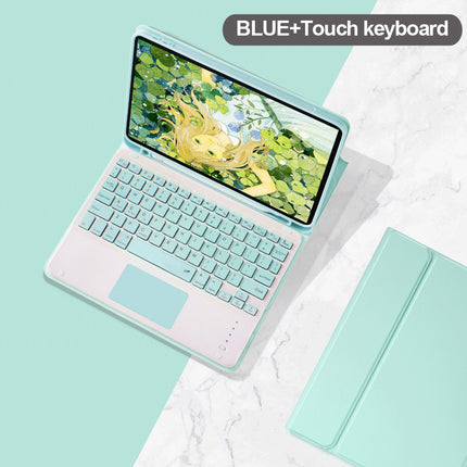 Touch Bluetooth Keyboard Protective Cover Candy Pen Slot Leather Case