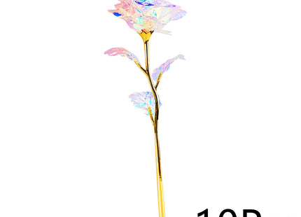 Valentine's Day Gift Gold Foil Rose Artificial Bouquet