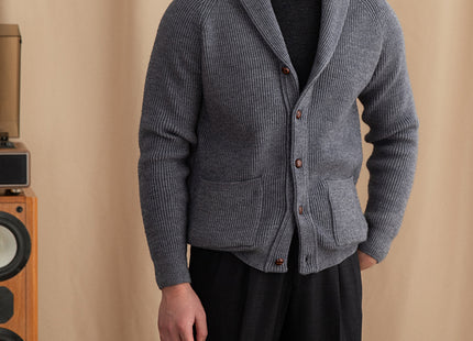Thick Vintage Knitted Cardigan For Men Retro